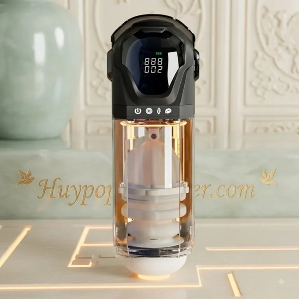 Máy tự sướng cho Nam Chloris | Màn Hình LCD Thông Minh Rung Hút Đa Tầng Cực Mạnh