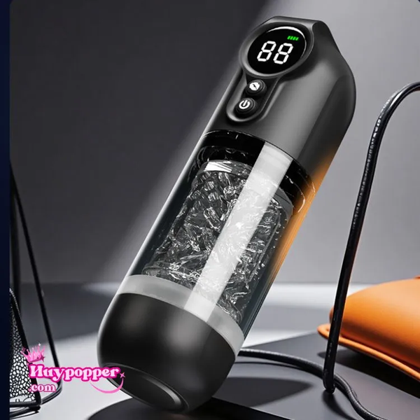 Máy Tự Sướng Tự Động Supa Động Cơ Xoay Hút Có Lưỡi Liếm Chân Thực