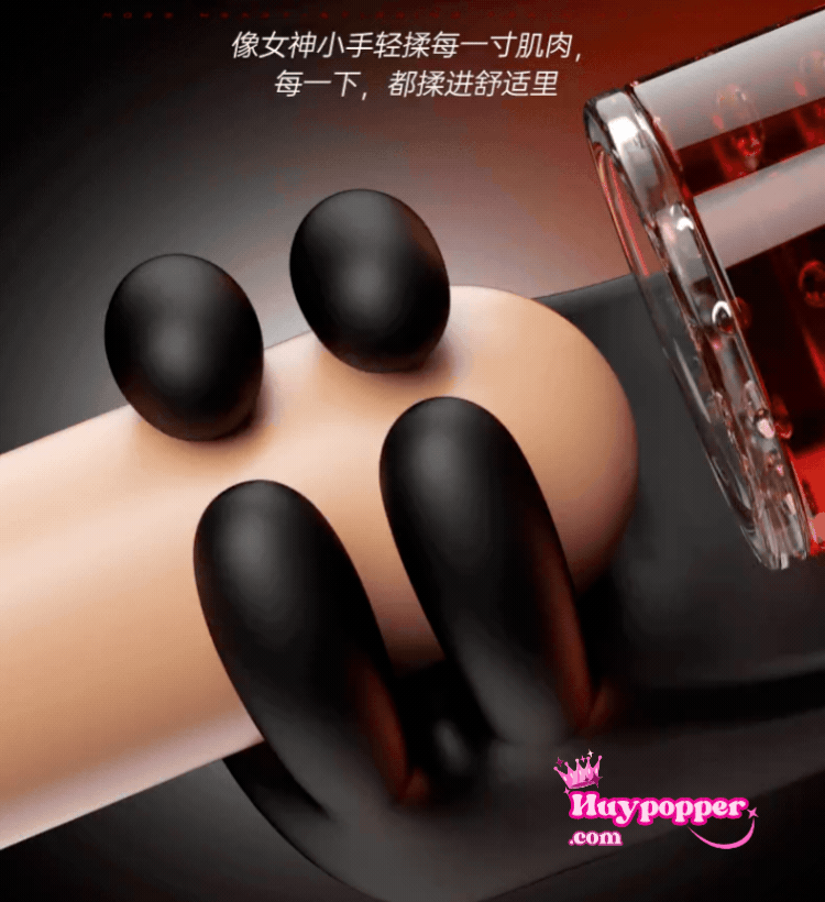 Máy Tập Dương Vật Phoebe Phủ Silicon Siêu Nhỏ Xoa Bóp Như Thật