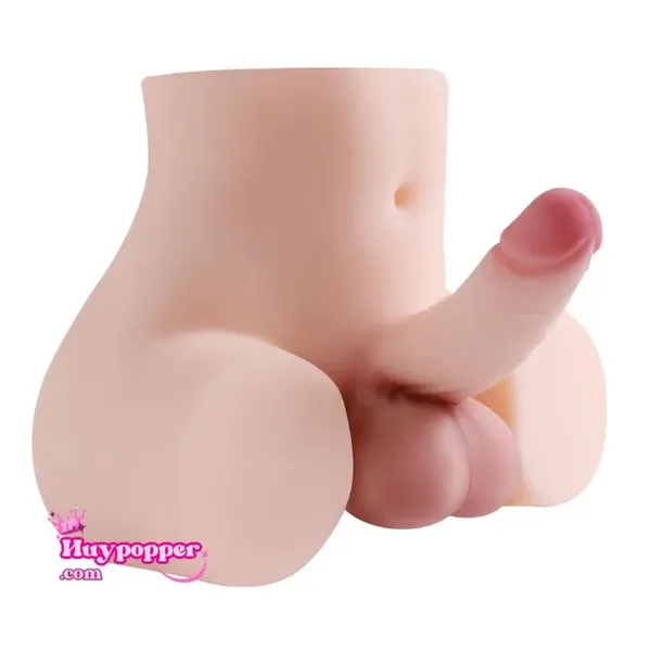 Mông Giả Futanari Haru 2.5kg - Búp Bê Lưỡng Tính Kèm Dương Vật, 2 Lỗ Se Khít