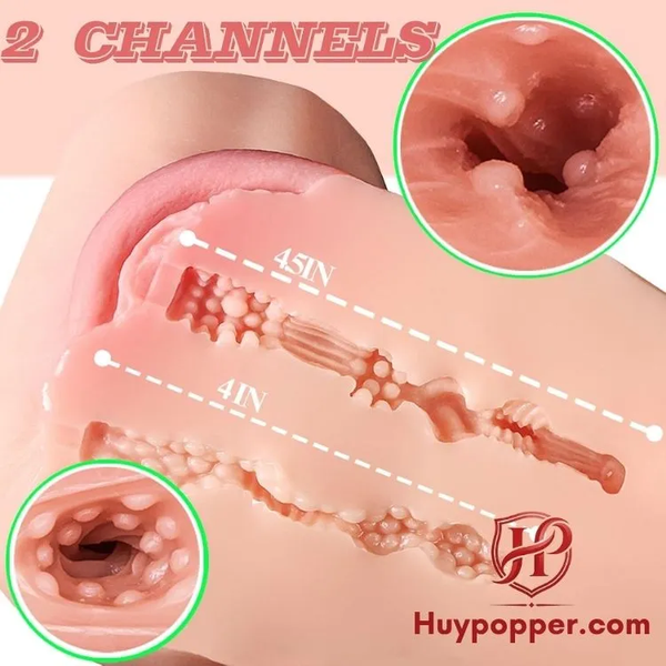 Âm Đạo Giả Hình Mông Pomona Nhỏ Gọn 1,1kg, Lỗ Chân Lông Chân Thật