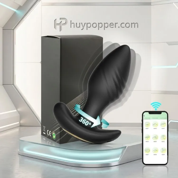 Nút Chặn Hậu Môn Xoay 360 Độ Điều Khiển Qua App Tolee