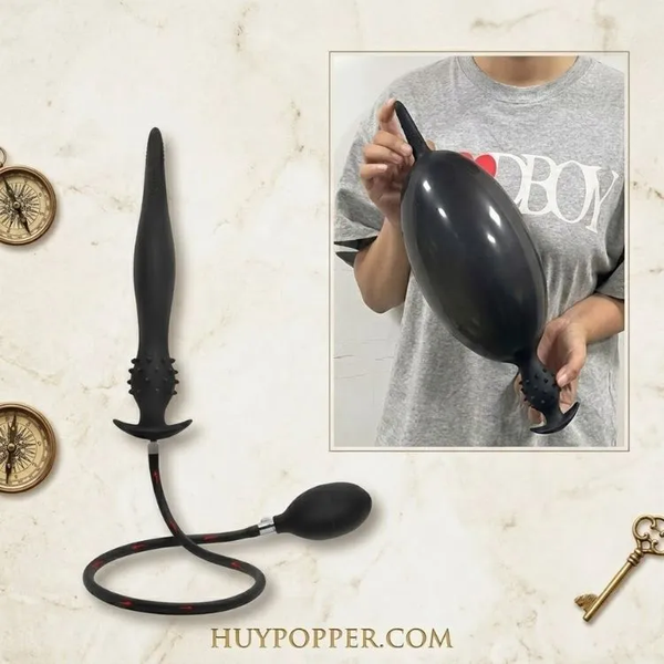 Butt Plug bơm hơi size lớn Nereus – Mở rộng đường kính 16cm kịch trần
