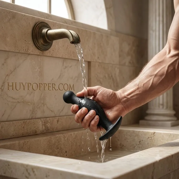 Plug Hậu Môn Rung Chạm Đúng Điểm G Nam Sanctus | Thiết Kế Cong Nhỏ Gọn Êm Ái