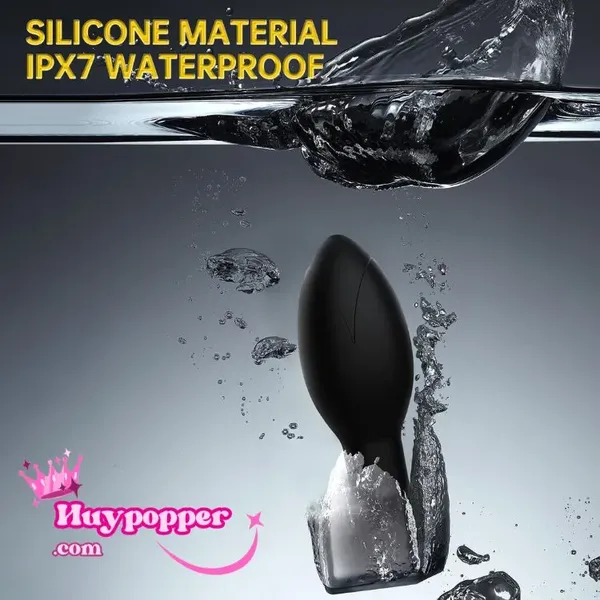 Plug hậu môn rung xoay điều khiển app cho gay