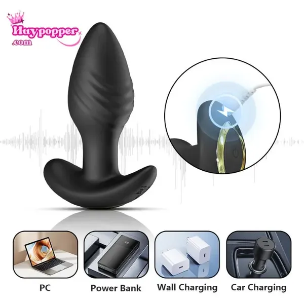 Plug hậu môn xoay 360 Tolee độ điều khiển app