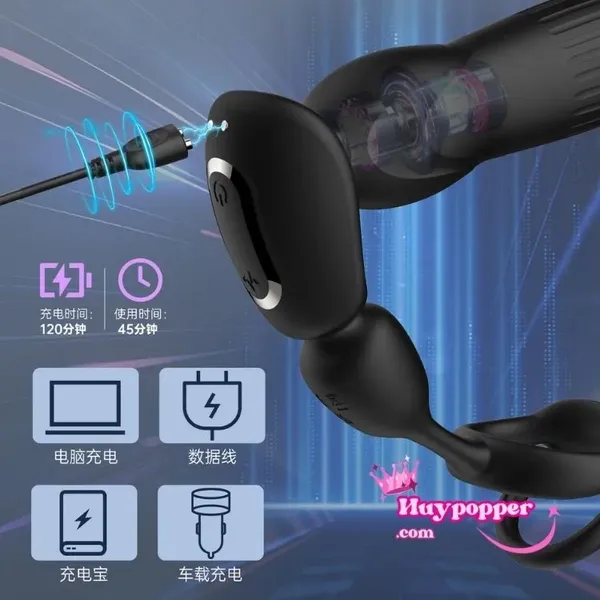 Plug rung hậu môn phóng to kích thích G spot App