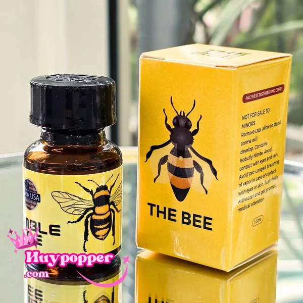 Popper con ong bumble bee vàng 10ml