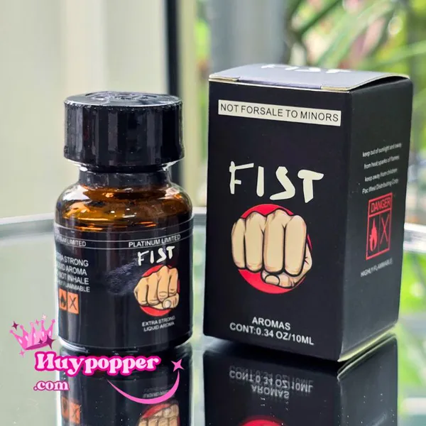 Popper fist đen 10ml cổ điển