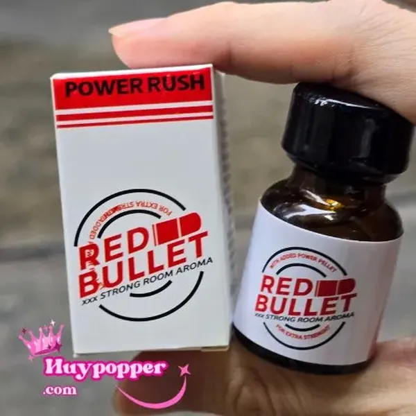 Popper Red Bullet mạnh mẽ 10ml