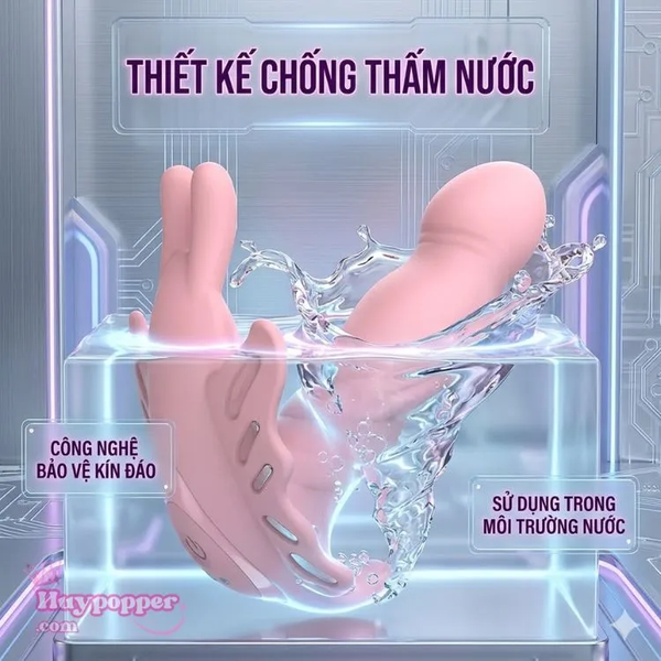 Trứng rung tình yêu thụt thò xoay lắc cơ học Fausta chính hãng