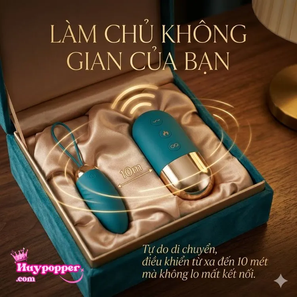 Trứng rung sưởi ấm ấm áp 42 độ C Isabella có nút bấm tăng tốc chạm đỉnh