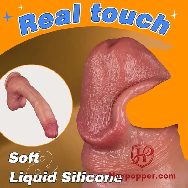 Cu Giả Hít Tường Gigas Size Lớn 25cm Da Chân Thật Gân Mờ Tự Nhiên