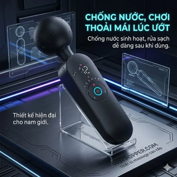 Gậy rung Nhật Bản cho nam Eagle Ares nhỏ gọn rung cực mạnh