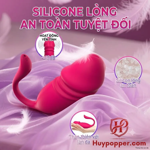 Trứng Rung Thụt Vibe Connect Điều Khiển App Thông Minh