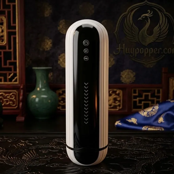 Máy Matxa Dương Vật Tự Động Iris | Phím Bấm Cảm Ứng Mượt Mà 5 Tốc Độ Thụt 10 Chế Độ Rung