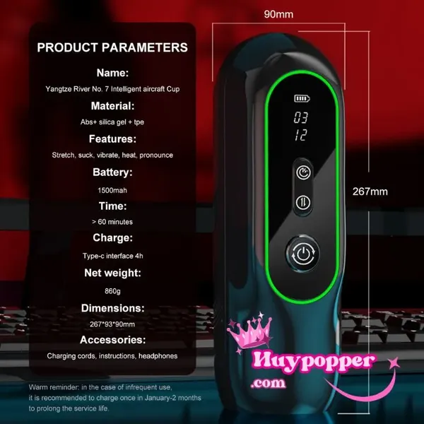 Máy bú mút kèm chức năng thụt Paradise