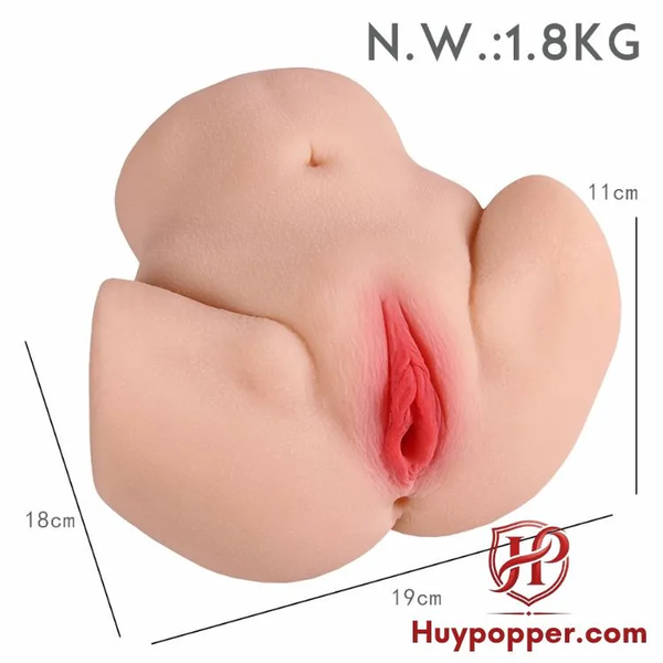 Âm Đạo Giả Dạng Mông Lucilla Nhỏ Gọn 1,8kg, Dùng 2 Mặt Silicon Mềm Mịn