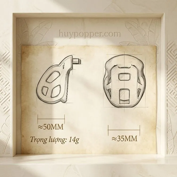 Khóa dương vật siêu nhẹ Cobra Mini mang như không mang thoải mái