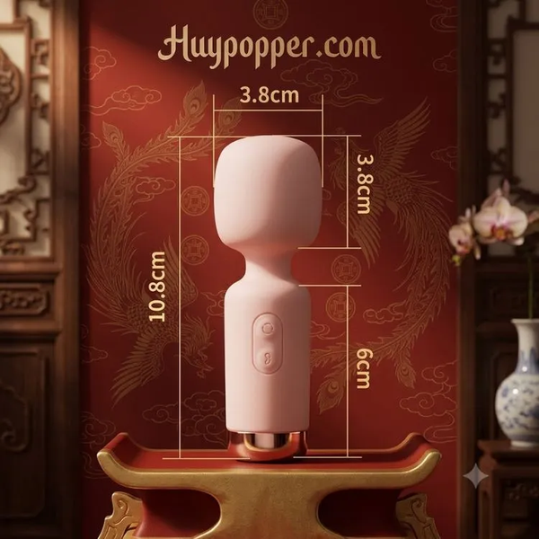 Chày Rung Bỏ Túi Sylvia Rung Mạnh Silicone Cao Cấp Dễ Mang Theo