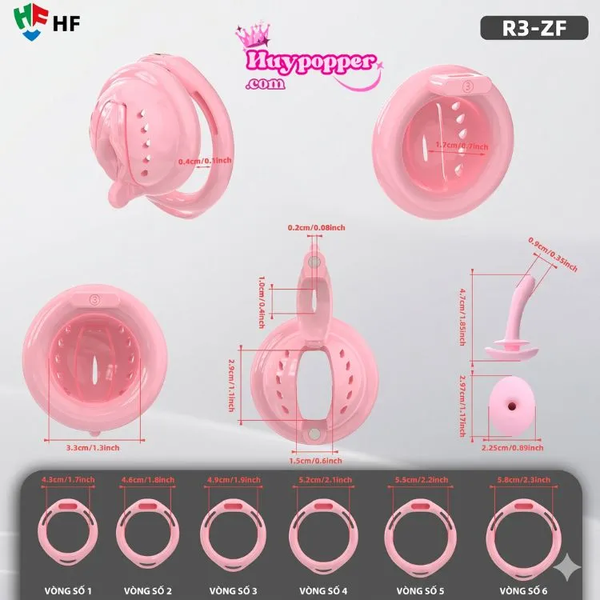 Khóa dương vật Augustus Silicone Mềm Mở Lỗ Tiểu Thông Minh