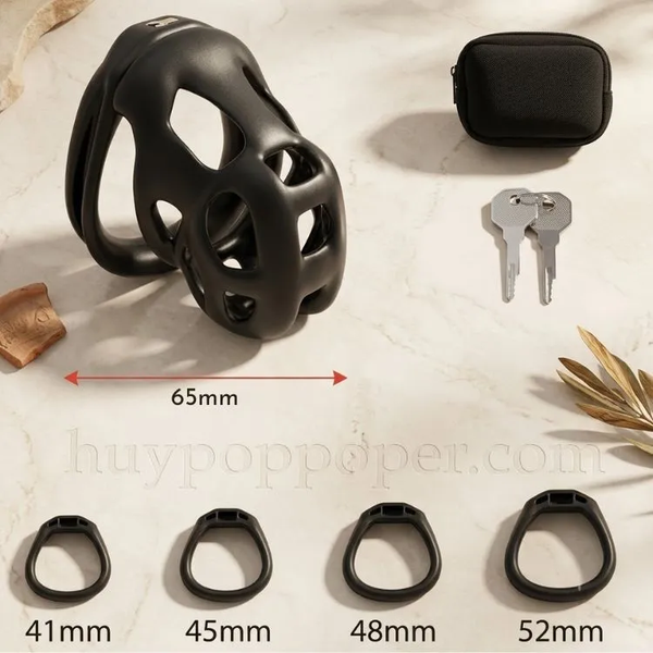 Khóa dương vật nhựa resin siêu nhẹ Marianus đeo thoải mái 24/24
