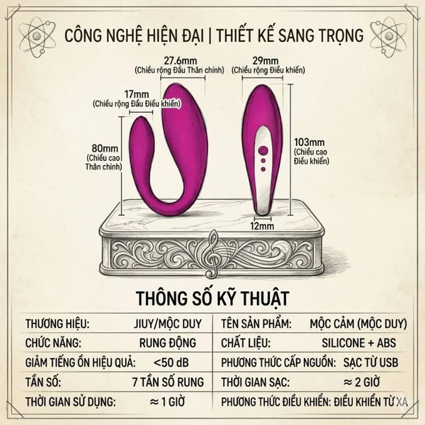 Trứng rung chữ U Lucia động cơ kép kích thích điểm G và âm vật
