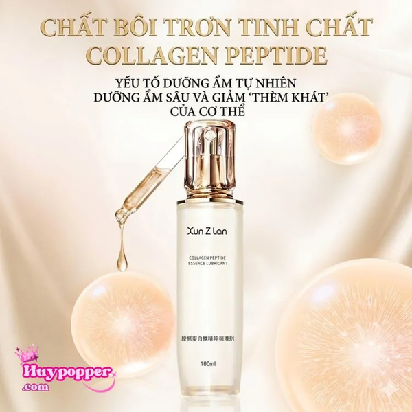 Gel bôi trơn hoàng gia sang trọng Xun Z Lan Collagen - Siêu mướt mát, dễ dàng vệ sinh