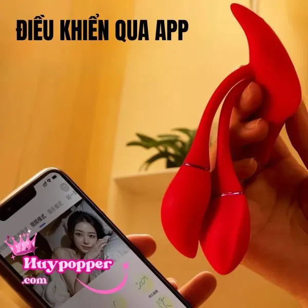 Trứng rung 2 đầu 3 cục rung siêu mạnh Cleo