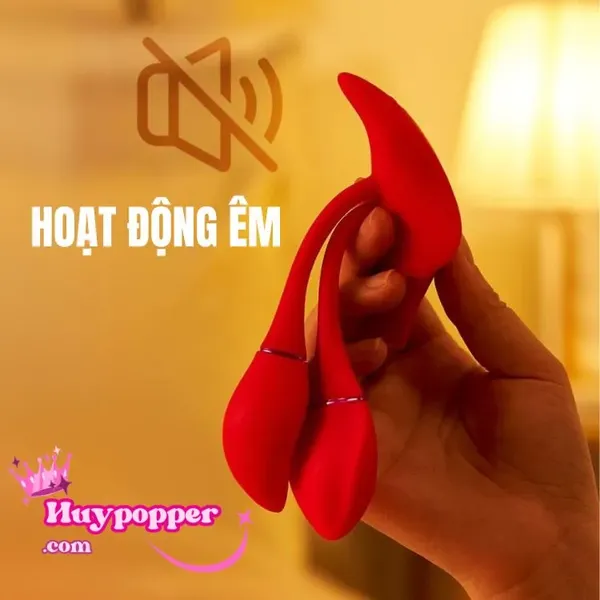 Trứng rung 2 đầu 3 cục rung siêu mạnh Cleo