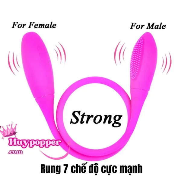 Trứng rung 2 đầu cực mạnh Snaky Lybaile