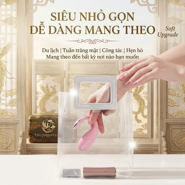 Trứng Rung Cá Heo Bỏ Túi Venus App Thông Minh 9 Chế Độ