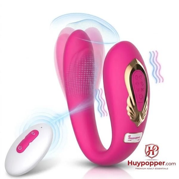 Phoenix U-Vibe: Trứng Rung Đôi Điều Khiển Remote - Đầu Xoáy 360 Độ Kích Thích Kép