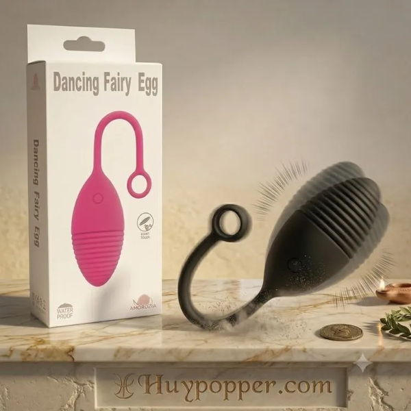Trứng Rung Gân Sóng Cọ Xát Điểm G Dancing Fairy | 10 Chế Độ Rung Siêu Mạnh Phá Đảo