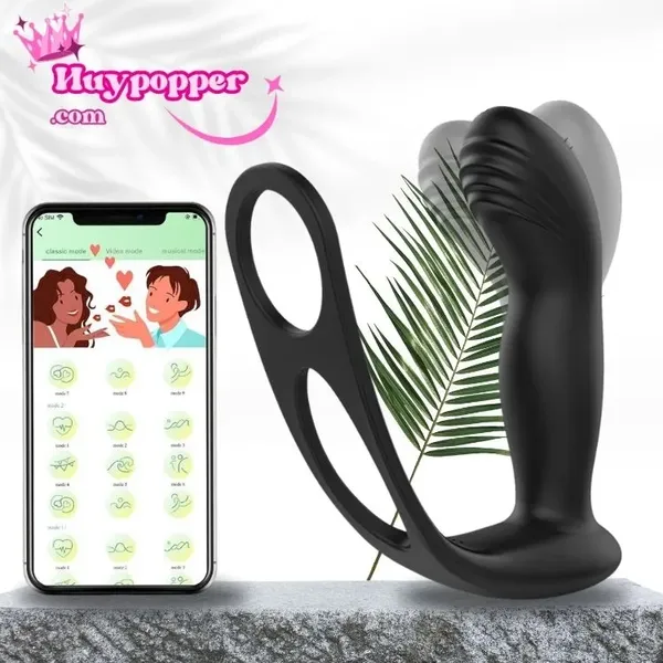 Trứng rung hậu môn cho nam kèm cockring Coro