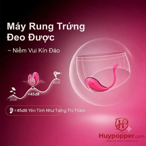 Trứng Rung Love Spouse Điều Khiển App Bluetooth