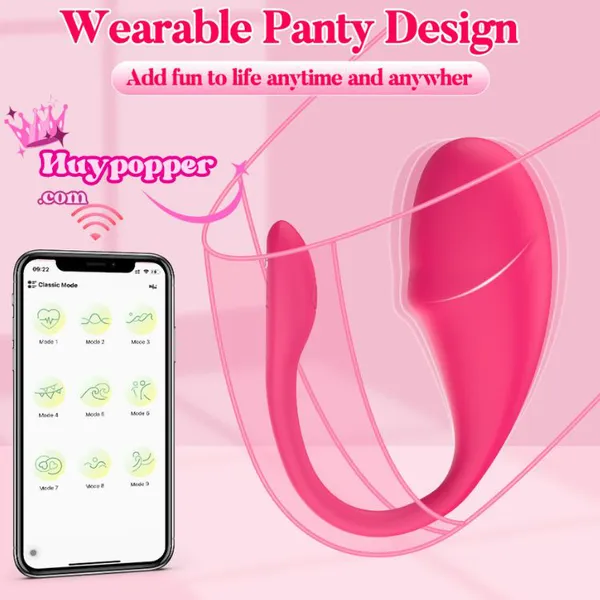 Trứng rung Love Spouse điều khiển từ xa sạc nam châm