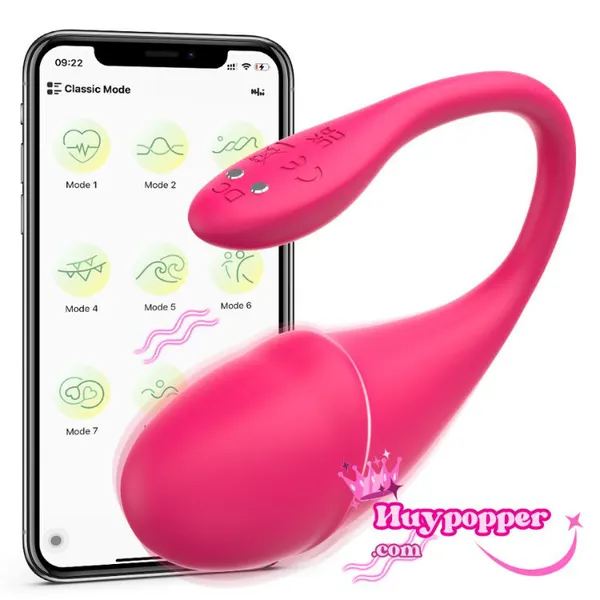 Trứng rung Love Spouse điều khiển từ xa sạc nam châm