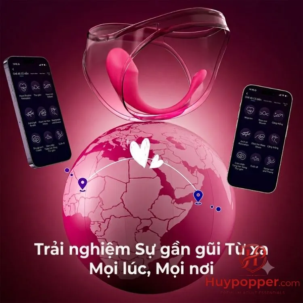 Trứng Rung Love Spouse Điều Khiển App Bluetooth