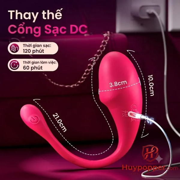 Trứng Rung Love Spouse Điều Khiển App Bluetooth