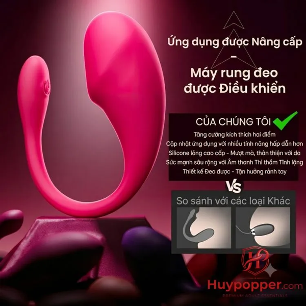 Trứng Rung Love Spouse Điều Khiển App Bluetooth