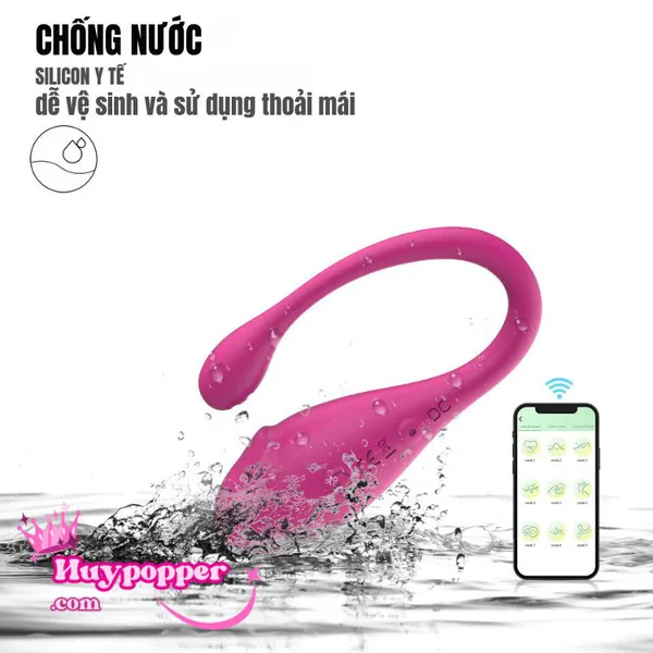 Trứng Rung Nòng Nọc Điều Khiển Từ Xa Bằng App