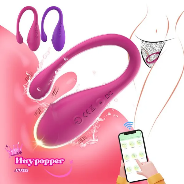 Trứng Rung Nòng Nọc Điều Khiển Từ Xa Bằng App