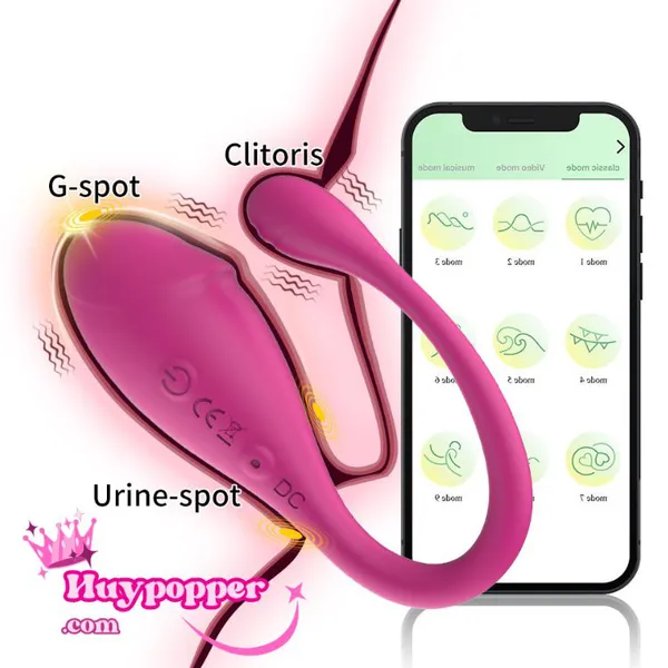 Trứng Rung Nòng Nọc Điều Khiển Từ Xa Bằng App