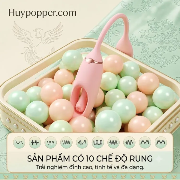 Trứng Rung Móc Điểm G Shuer App Thông Minh 10 Chế Độ