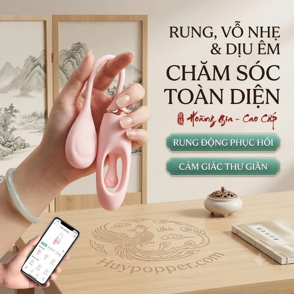 Trứng Rung Móc Điểm G Shuer App Thông Minh 10 Chế Độ