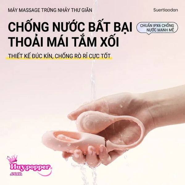 Trứng Rung Shuer Đầu Lưỡi Massage Cường Độ Cao Cho iPhone