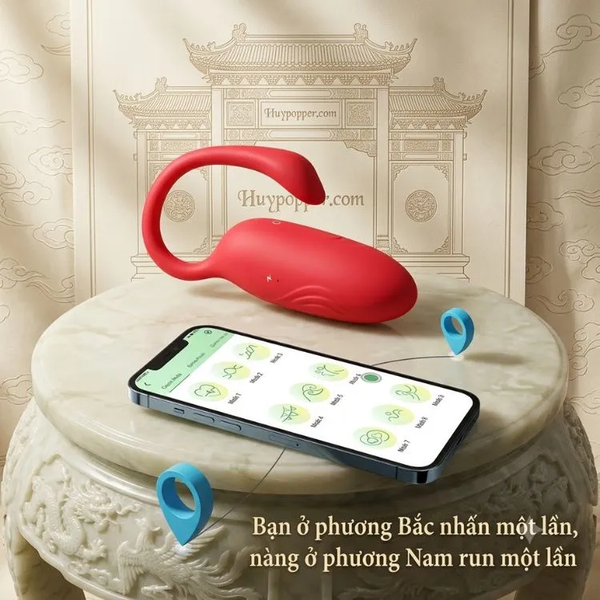 Trứng Rung Thiên Nga Flamigo App Thông Minh 10 Chế Độ