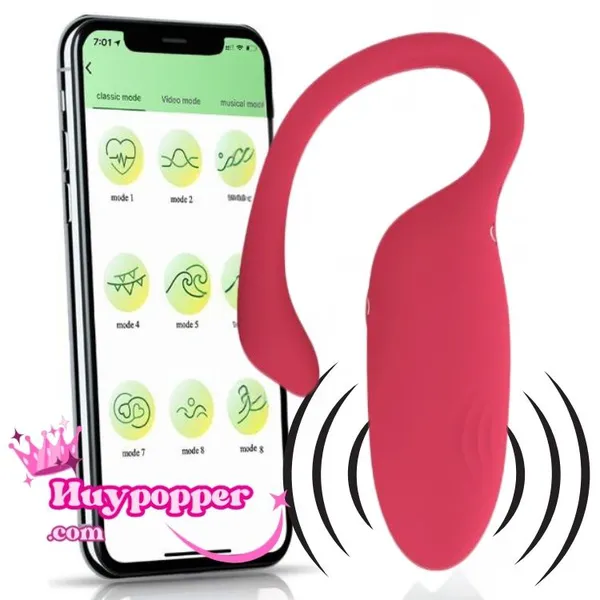 Trứng Rung Thiên Nga Flamingo Điều Khiển Từ Xa Bằng App