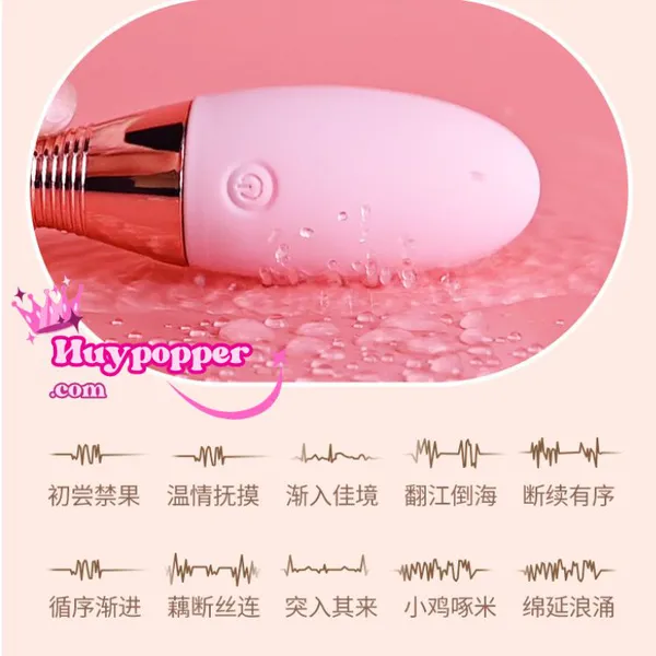 Trứng Rung Tình Yêu Không Dây Pin Sạc Jack